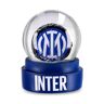 Inter Sneeuwbol met -logo, kerstsneeuwboule met sneeuwvaleffect, perfect cadeau voor fans