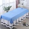 BoruisX Schoonheid beddengoed bank Cover Massage Bed Cover Zachte SPA bank Bed Cover Schoonheid Behandeling Bed Linnen Cover met gat 100x200cm Blauw