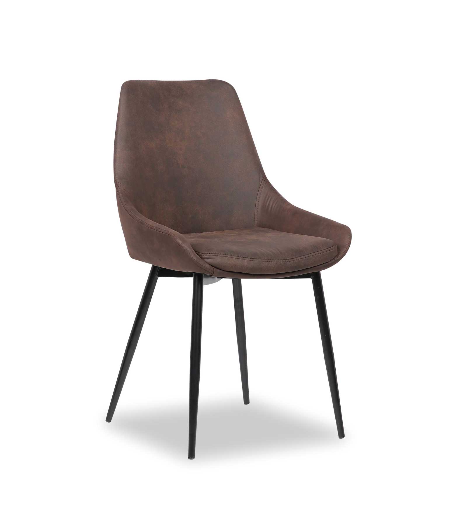 Rousseau Set van 2 stoelen Mirano - bruin