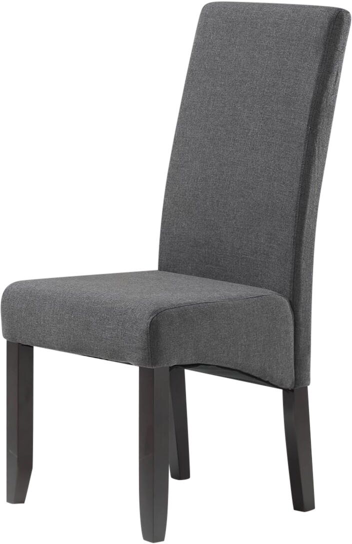 Rousseau Set van 2 stoffen stoelen Joan - antraciet