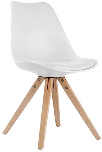 Rousseau Set van 2 stoelen Lady - wit