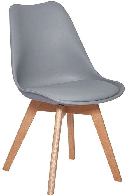 Rousseau Set van 4 stoelen Malmo - grijs