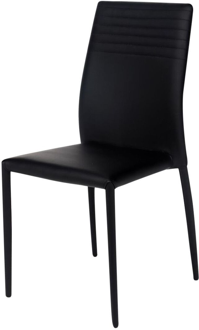 Rousseau Set van 6 stoelen Broadway - zwart