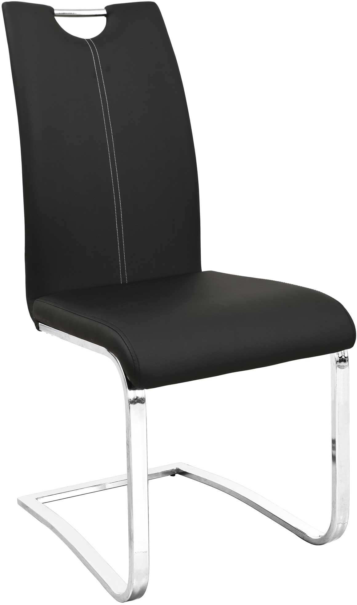 Rousseau Set van 2 sledestoelen Sofia - zwart