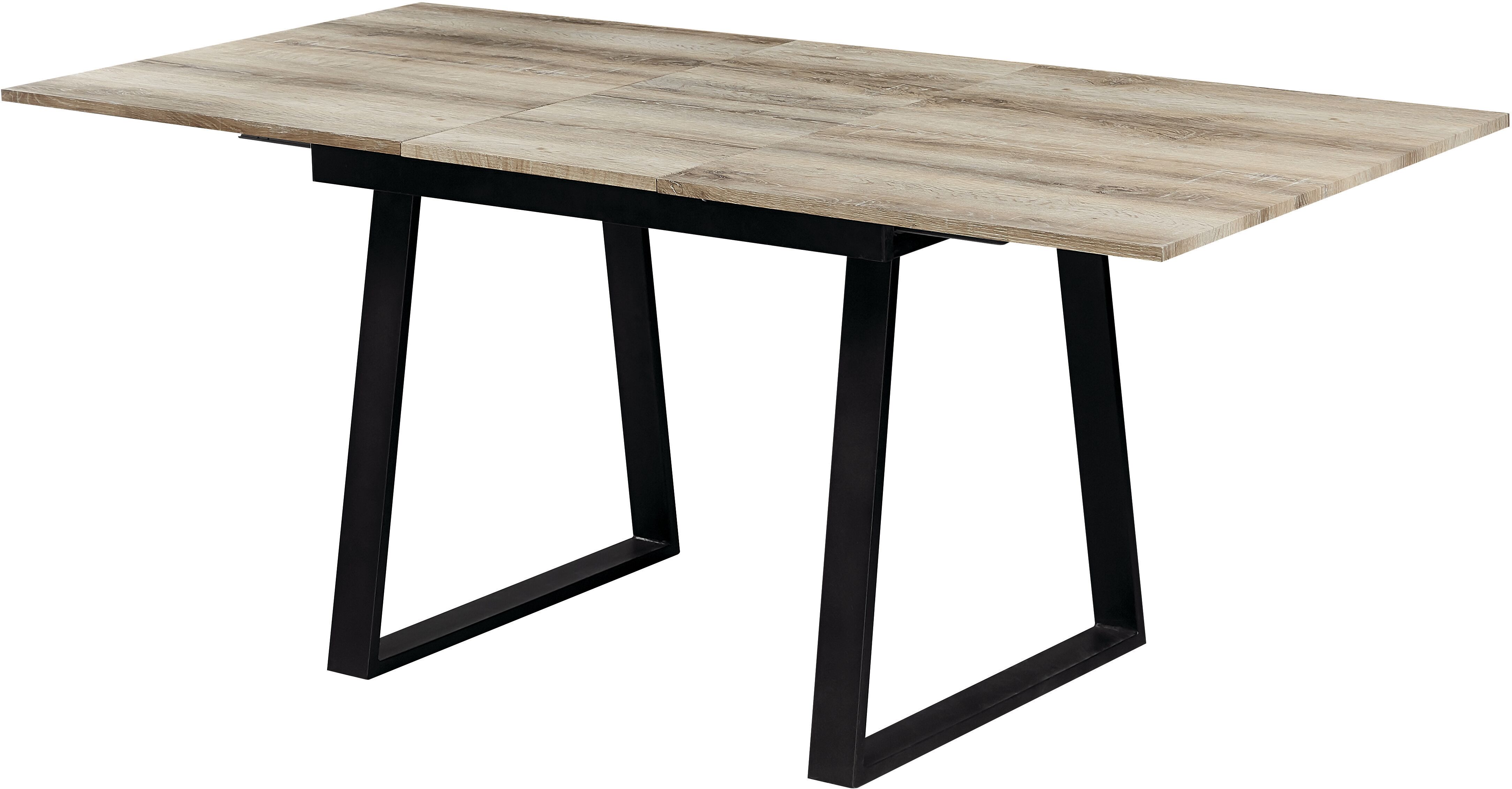 Rousseau Uitschuifbare tafel Austria 140/180x90 industrieel - oude eik