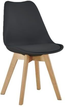 Rousseau Set van 4 stoelen Malmo - zwart