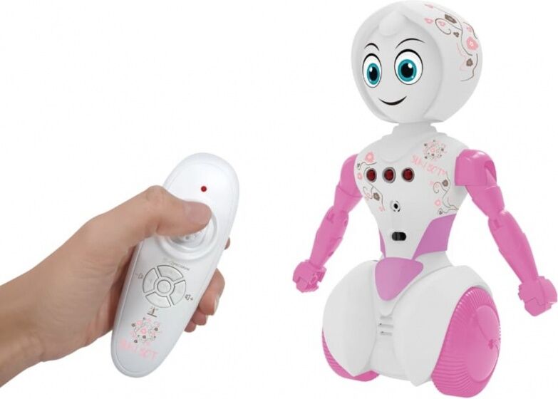Gear2play robot Suki Bot 18 cm wit/roze - Wit,Roze