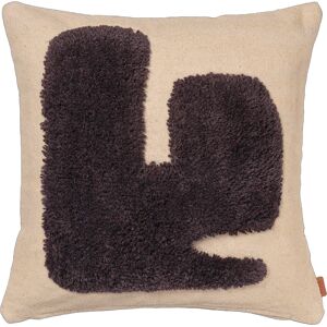 Ferm Living Lay Cushion Sand/dark Brown