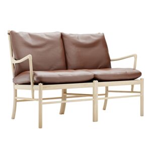 Carl Hansen Ow149-2 - Colonial Sofa, Tvålad Ek, Lädergrupp C Sif - 92