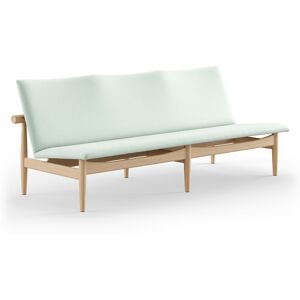 House of Finn Juhl Japan Sofa 3-Seater, Clear Oiled Oak, Cat. 3 Watercolour, Silver Azure