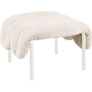 HEM Puffy Ottoman - Natural/cream