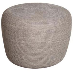 Circle Fotpall Liten, Konisk, Taupe, Cane-Line Soft Rope