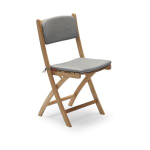 Fritz Hansen Selandia Chair Cushion, Quickdry Outdoor Foam, Outdoor Textile / Ash