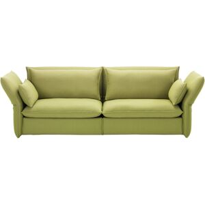 Vitra Mariposa Sofa 3-Seater , Cat. F80, Iroko 2 09 Cream