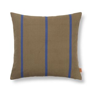 Ferm Living Grand Cushion 50x50 Cm Olive / Bright Blue