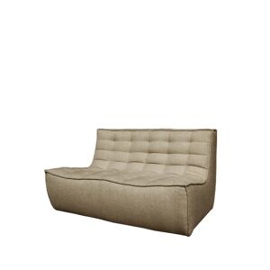 Ethnicraft N701 sofa 2-seter Stoff beige
