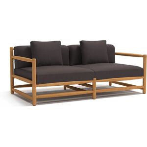 Skargaarden Saltholm sofa teak - gråbrun pute