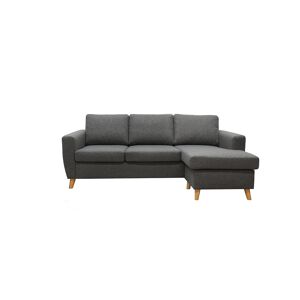 SparMax Arendal 3d/d3 Sofa Med Sjeselong - Mørk Grå