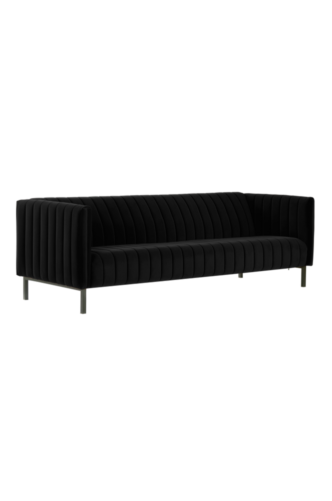 FAYETTE sofa 3-seter  Svart