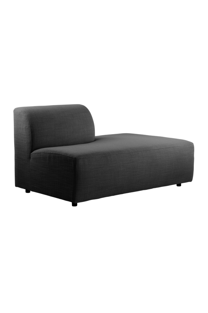 BONN sofamodul - med rygg venstre Mørk grå
