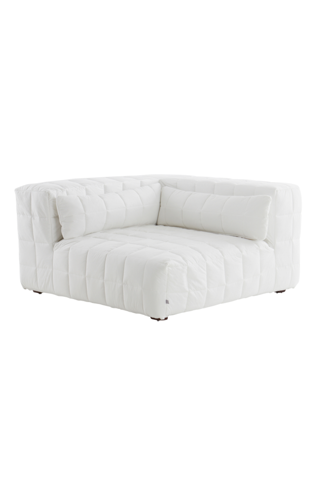 MARMONT sofamodul - hjørnedel Hvit