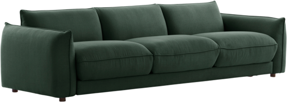 MOLTON sofa 3-seter Grønn