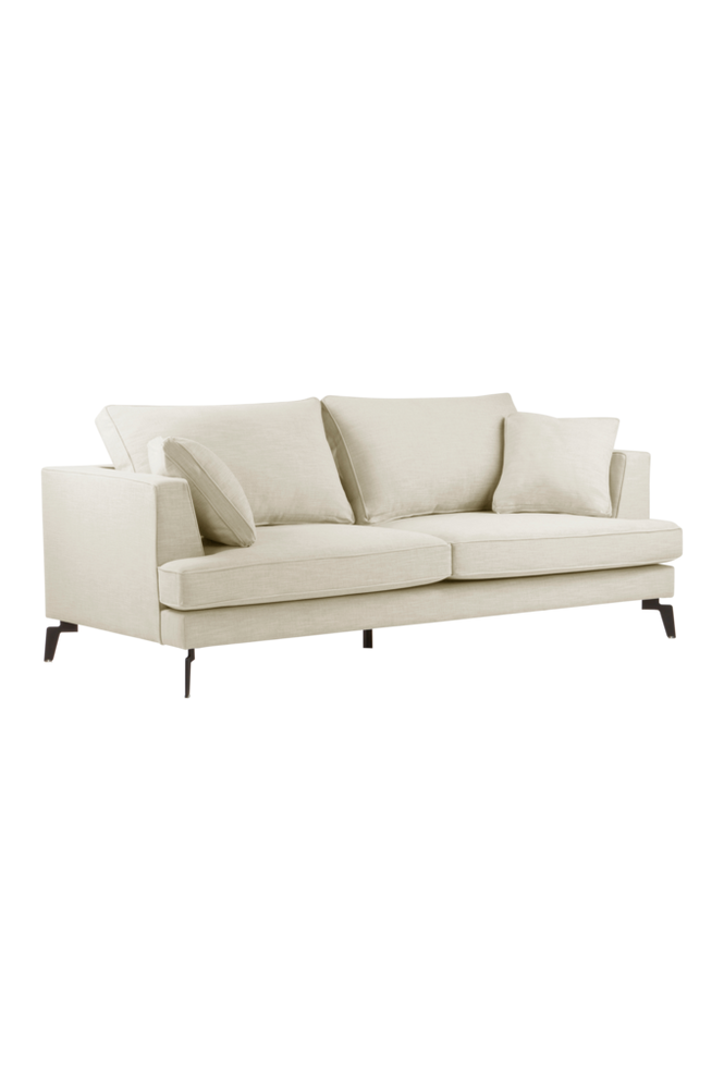 VILLACH sofa 3-seter Naturhvit