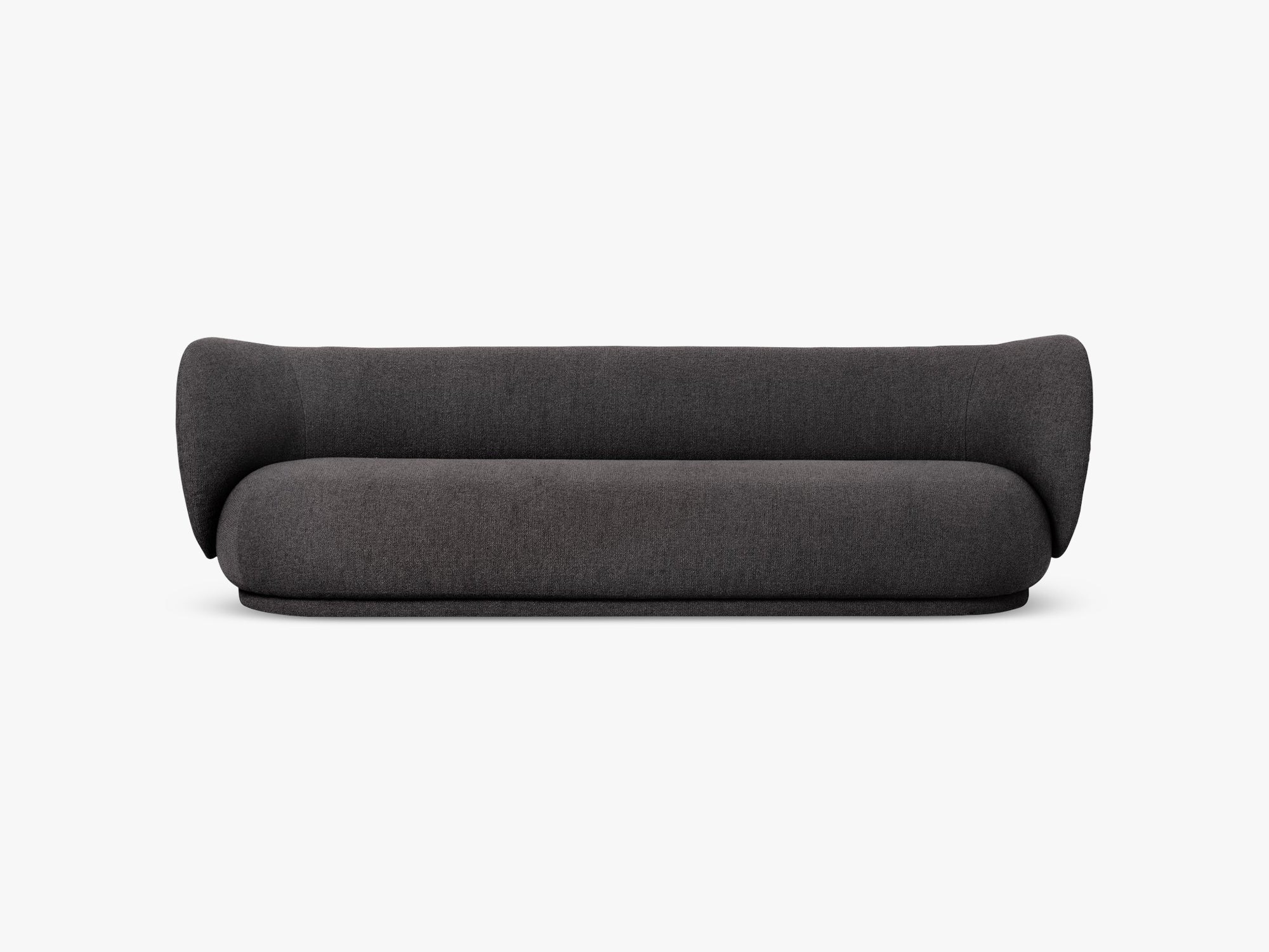 Ferm Living Rico 4-Seters Sofa-Bouclet, Varm Mørk Grå