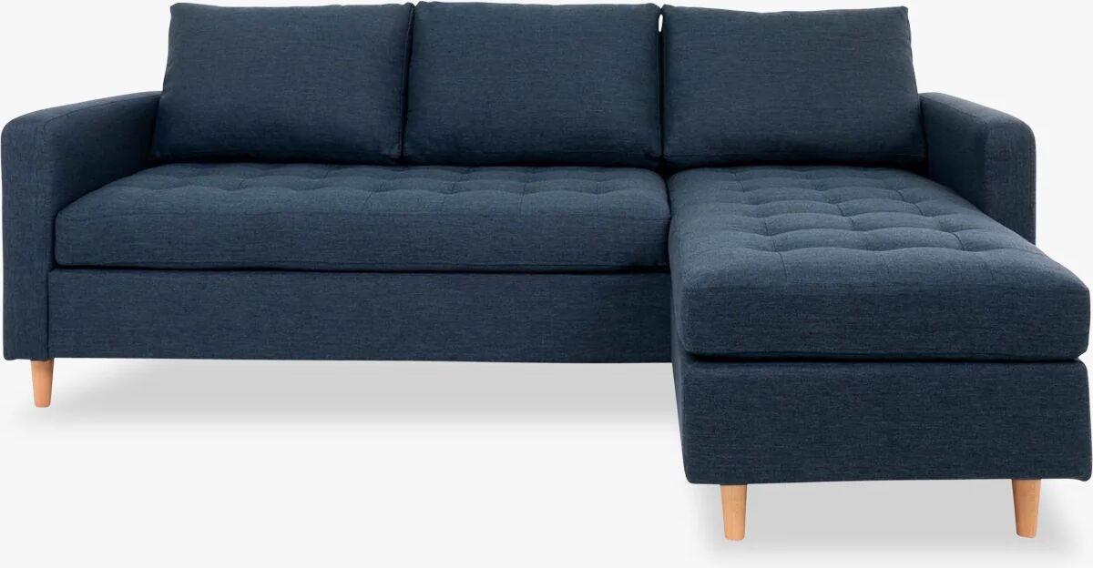 Nordic Essentials Firenze sofa, blå med treben