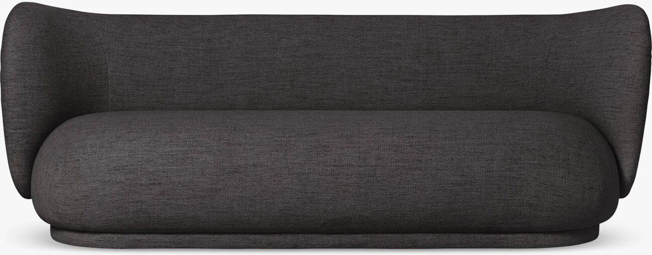 Ferm Living Rico 3-Seters Sofa-Boucle, Varm Mørk Grå