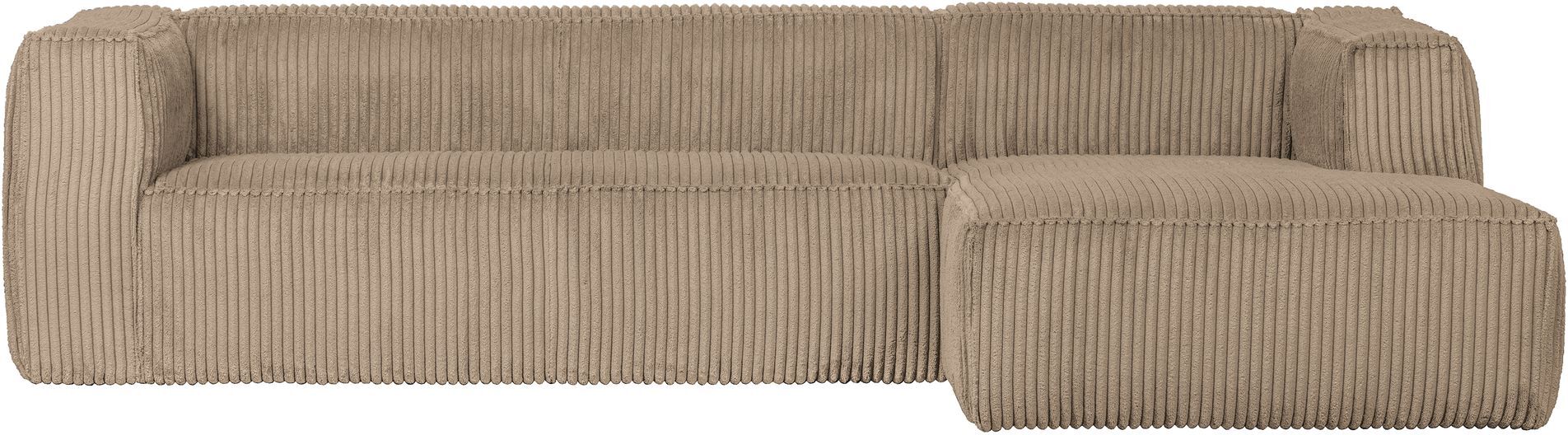 Woood Bean Sofa m. høyrevendt Sjeselong - Travertin   Unoliving