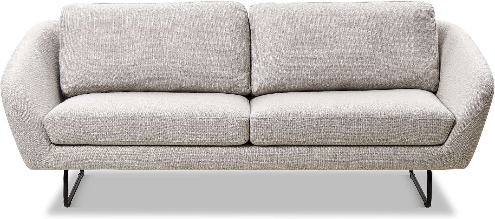 Bovento Barrou 2,5-pers. Sofa, Lysgrå/beige stoff   Unoliving