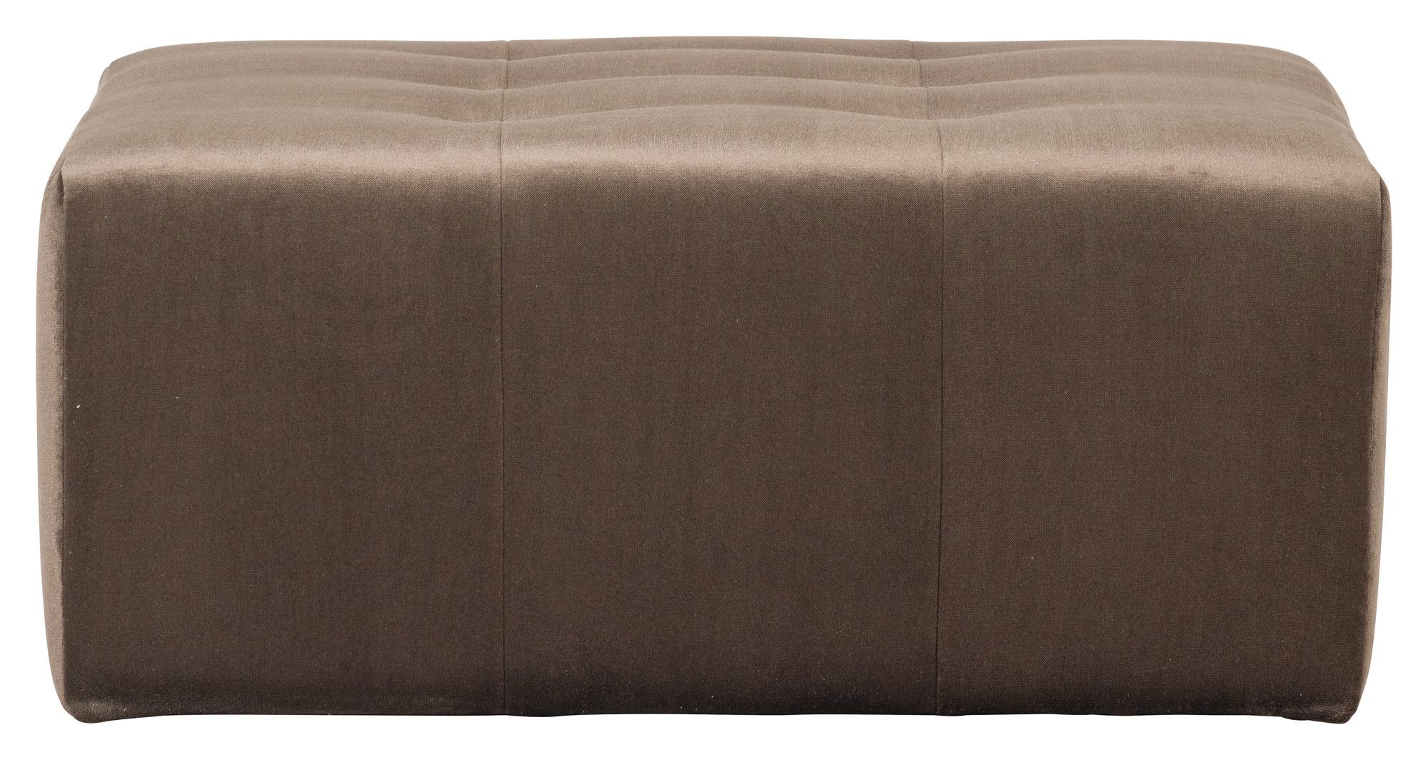 BePureHome Caleidoscoop Puff, Taupe velour   Unoliving