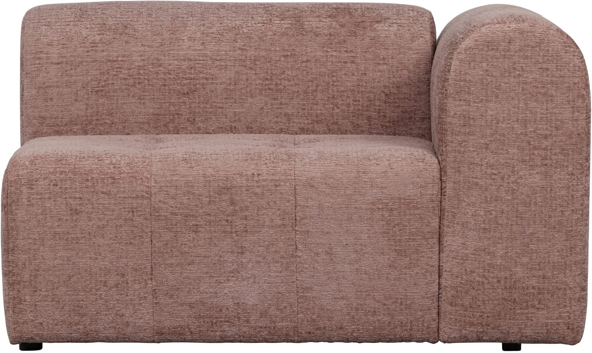 BePureHome Caleidoscoop Sofamodul m. høyrevendt armlen, Blush velour   Unoliving