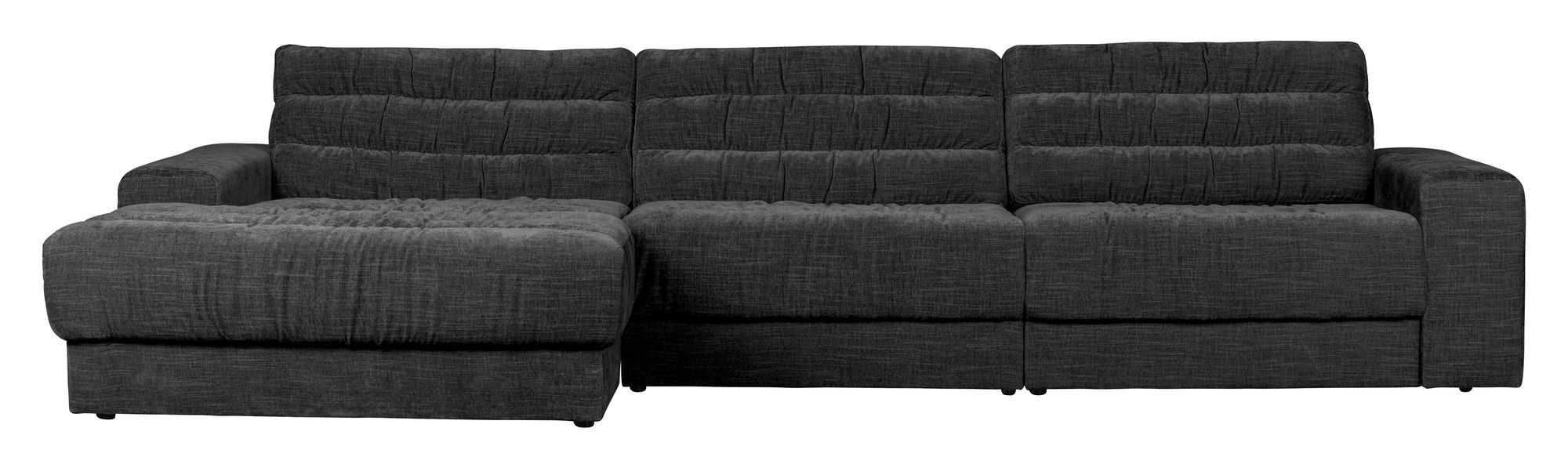 BePureHome Date Sofa m. Venstrevendt Sjeselong - Vintage Antrasitt   Unoliving