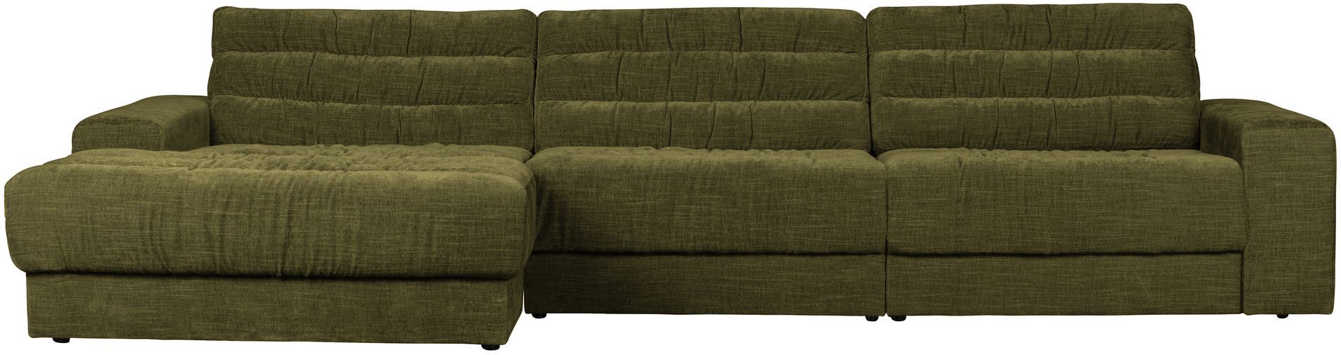 BePureHome Date Sofa m. Venstrevendt Sjeselong - Vintage Green   Unoliving