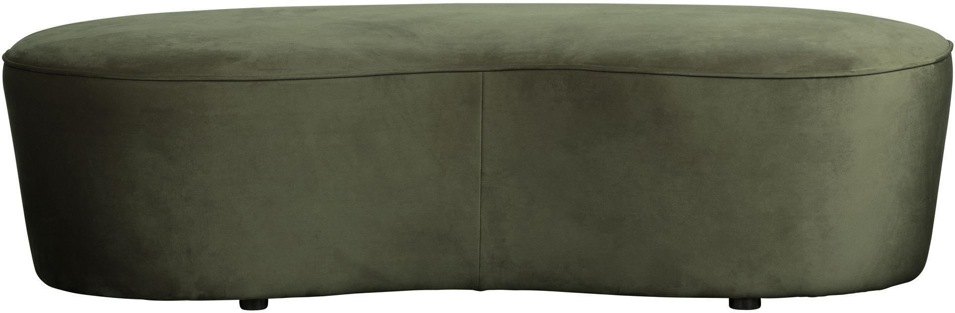 BePureHome Macaroni Liten Sofa/Puff - Onyx Velour   Unoliving