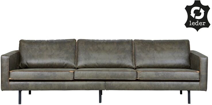 BePureHome - Rodeo 3-pers sofa i øko-skinn - Army   Unoliving