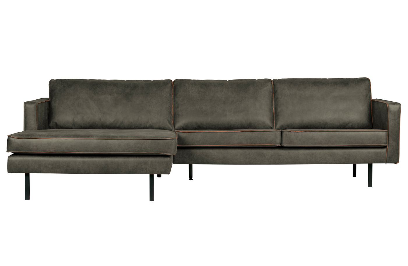 BePureHome Rodeo 3-seter Sofa m. venstrevendt sjese - Army   Unoliving