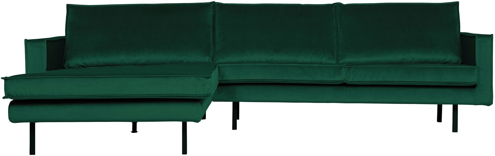 BePureHome Rodeo 3-seter. Sofa m/Venstrevendt sjese - Green Forest Velur   Unoliving