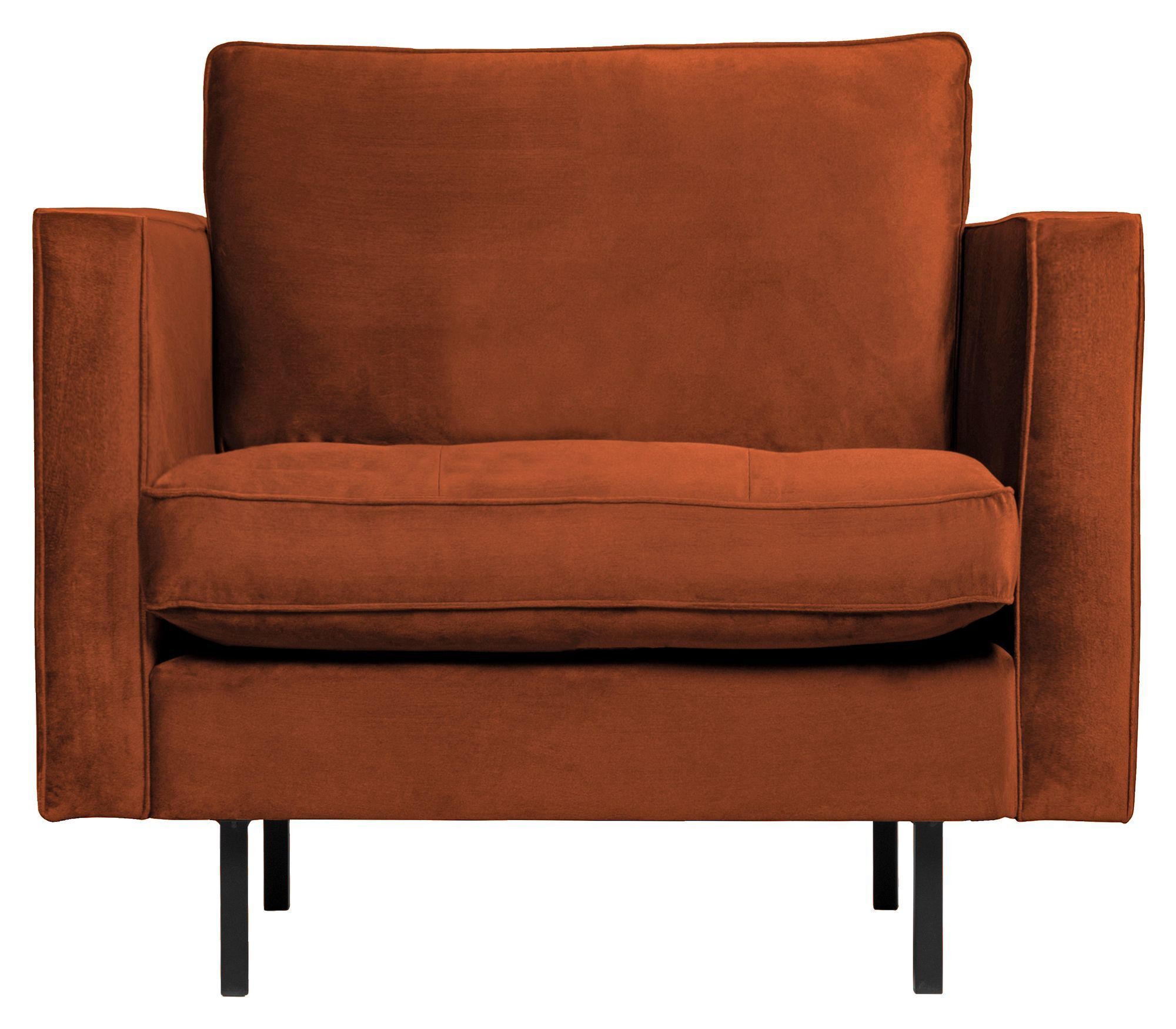 BePureHome Rodeo Classic Lenestol - Rust Velur   Unoliving