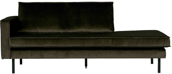 BePureHome Rodeo Daybed Hunter green velur - venstrevendt   Unoliving