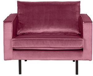 BePureHome Rodeo Lenestol velur - Pink   Unoliving