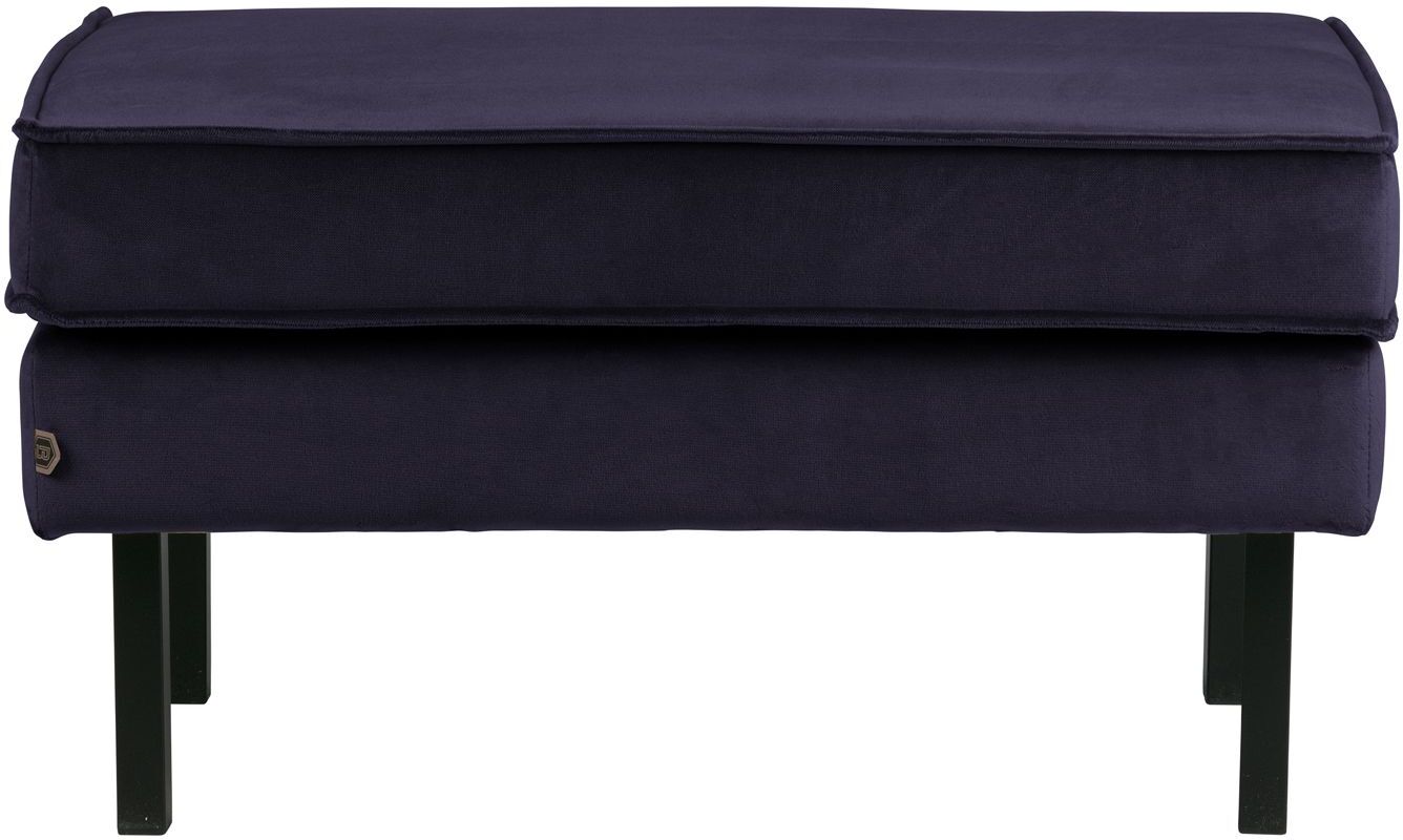 BePureHome Rodeo Puff 84x54 m. velur - Dark blue nightshade   Unoliving