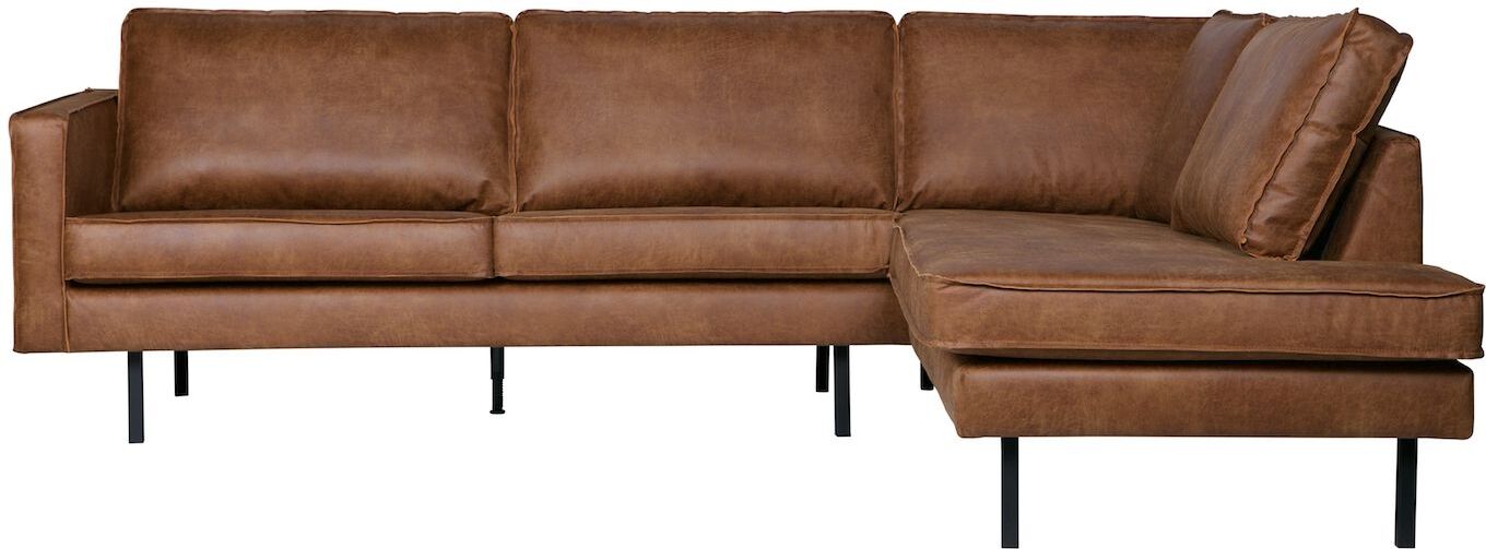 BePureHome Rodeo Sofa m/høyrevendt sjese - Cognac   Unoliving