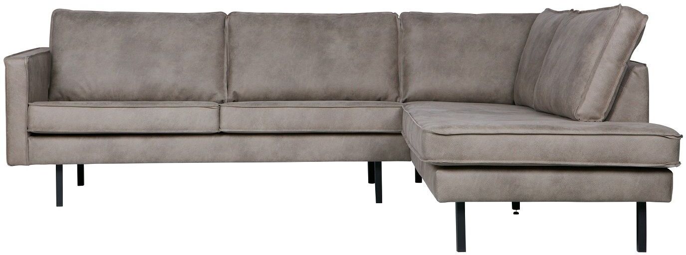 BePureHome Rodeo Sofa m/høyrevendt sjese - Elephant Skinn   Unoliving