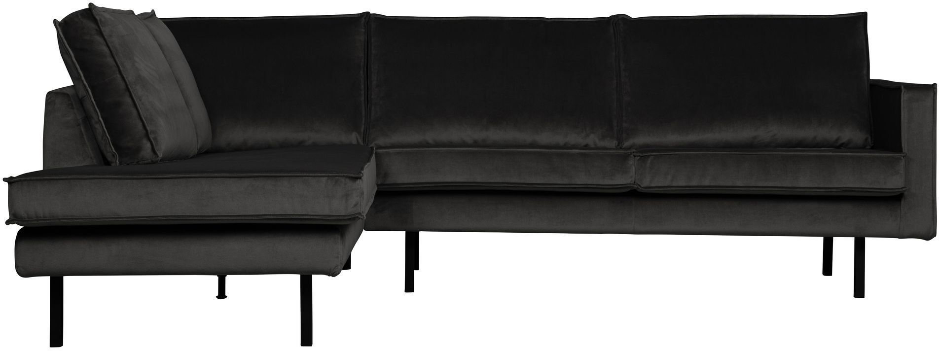 BePureHome Rodeo Sofa m/Venstrevendt sjese - Antracit Velur   Unoliving