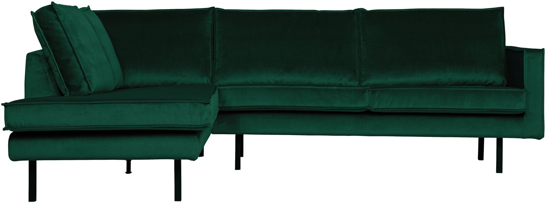 BePureHome Rodeo Sofa m/Venstrevendt sjese - Green Forest Velur   Unoliving