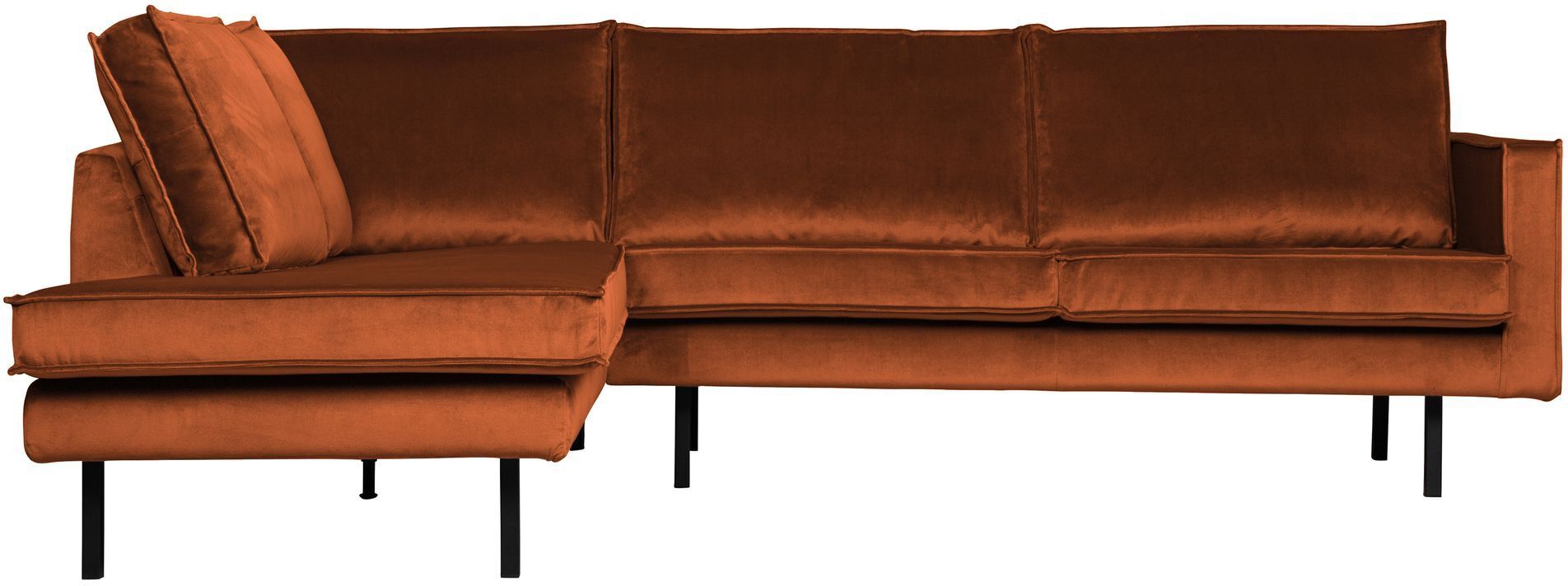 BePureHome Rodeo Sofa m/Venstrevendt sjese - Rust Velur   Unoliving