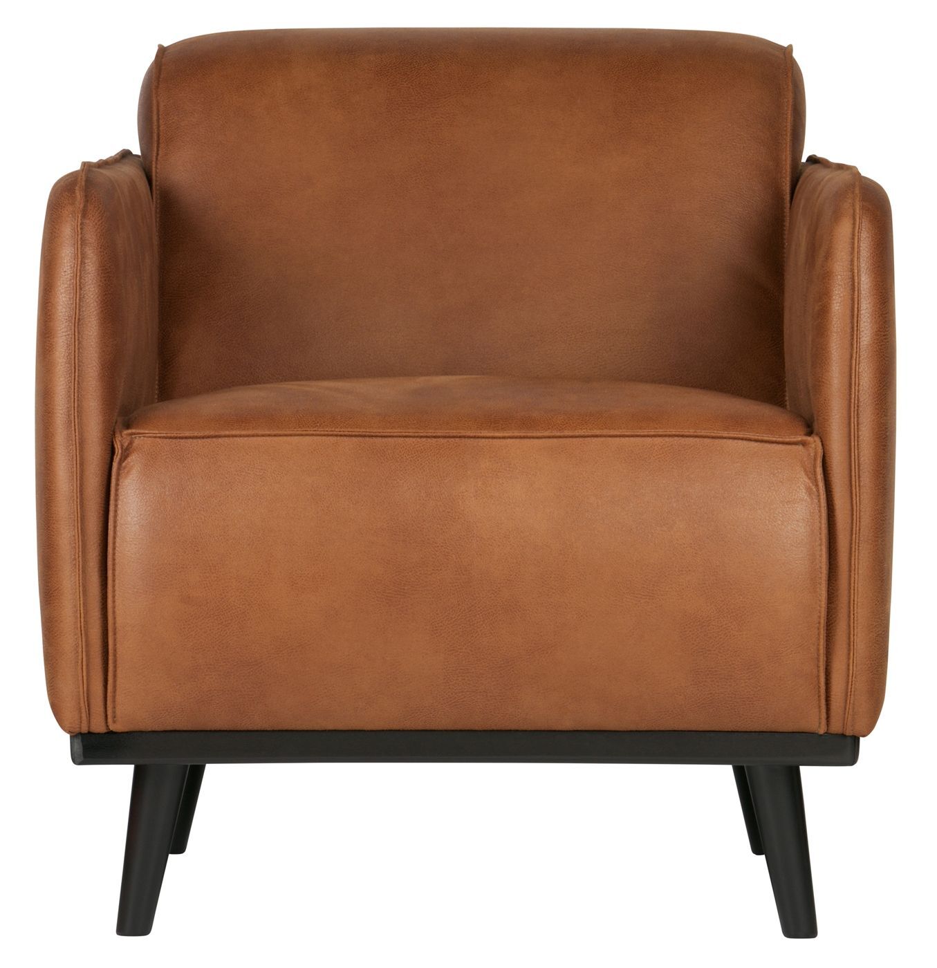 BePureHome Statement Lenestol m/resirkulert skinn - Cognac   Unoliving